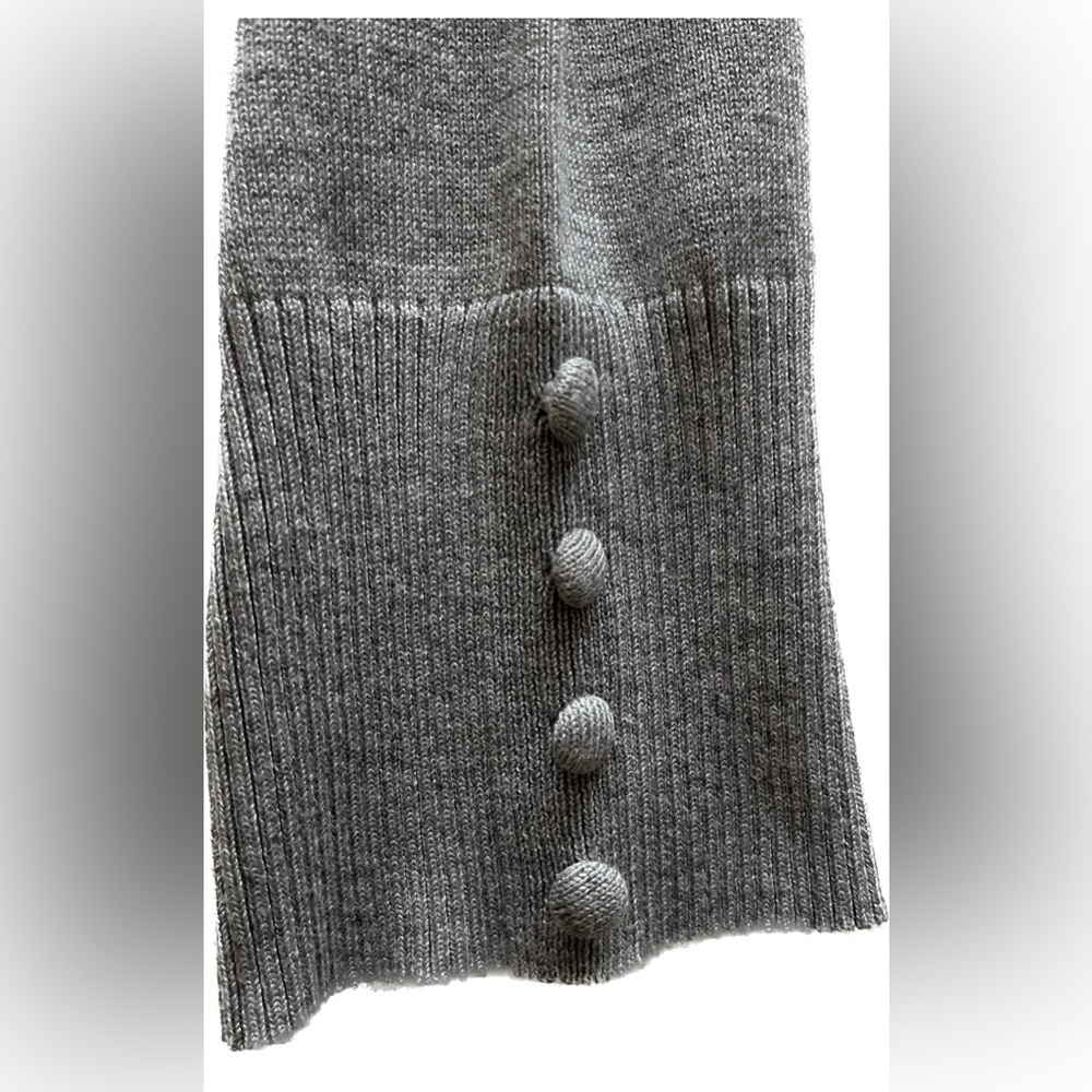 Grace Elements Petite. Gray 3/4 Length Sleeve Swe… - image 3